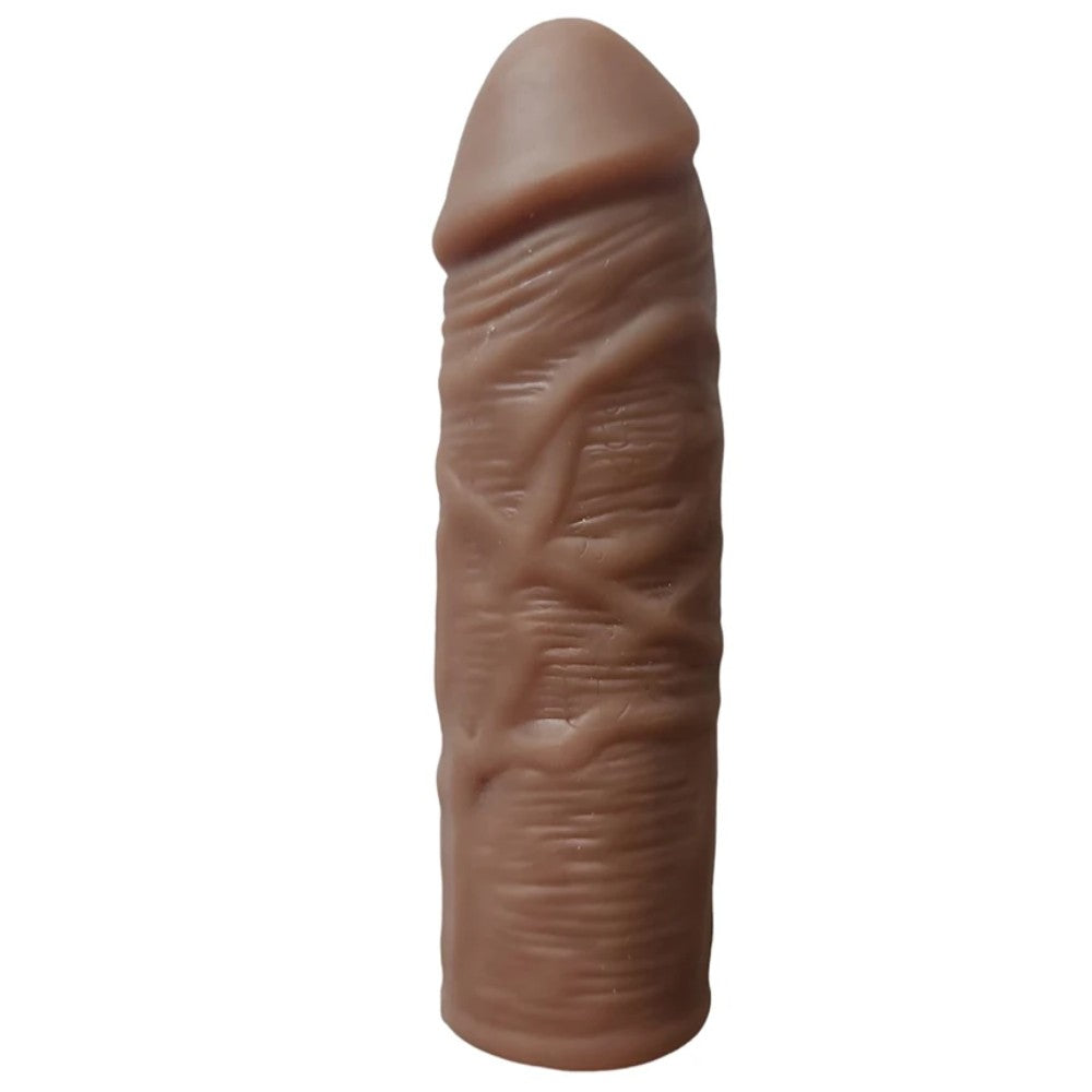 Maxx Perry Sleeve Yumuşak Doku Realistik Penis Kılıfı Brown