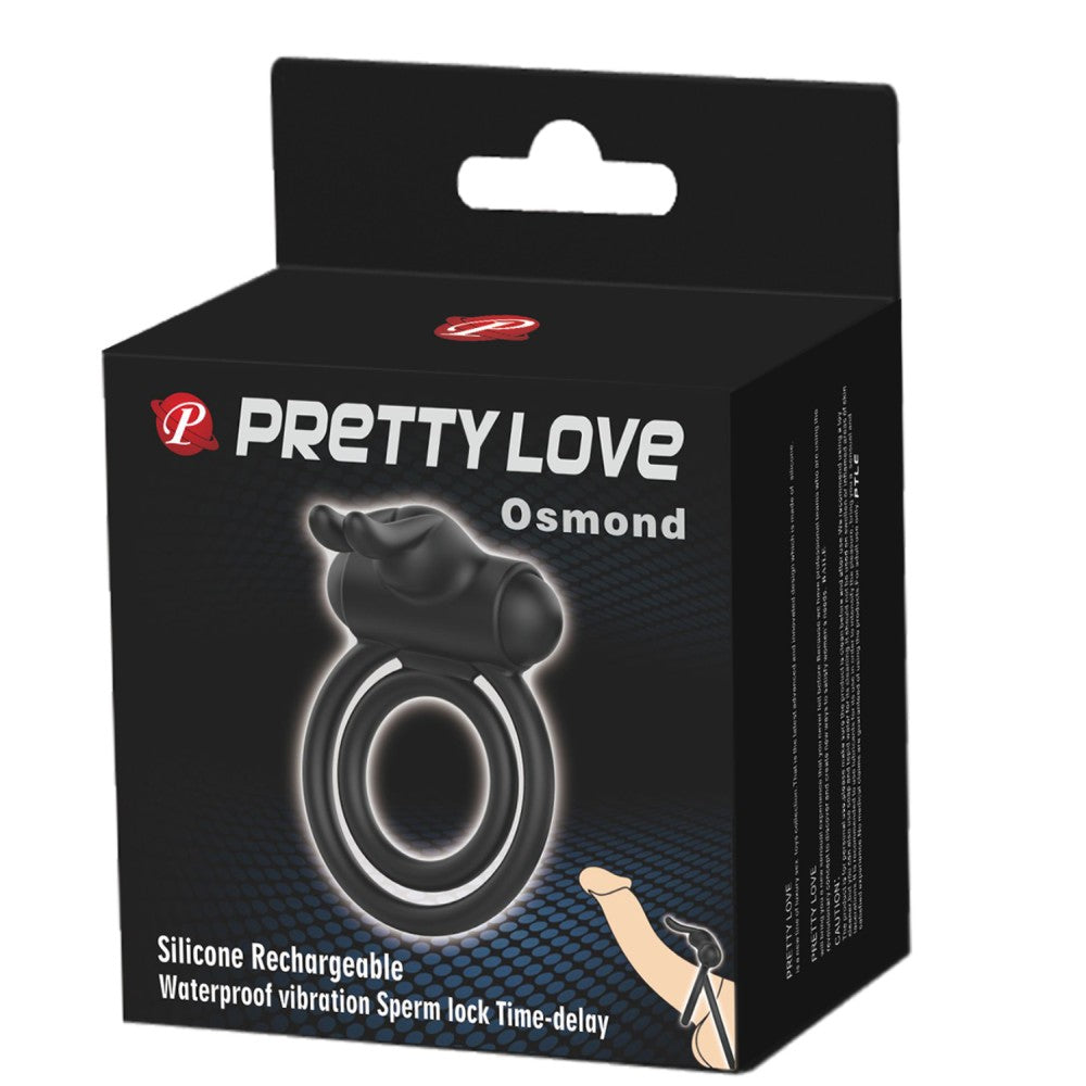 Pretty Love Osmond Klitoral Titreşimli Penis Halkası BI-210169