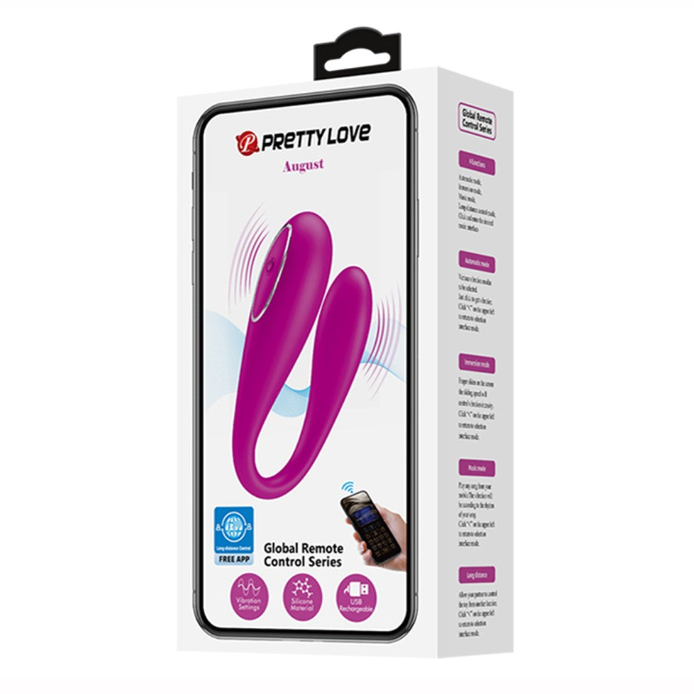 Pretty Love August Telefon Kontrol Partner Vibratör BI-014582HP