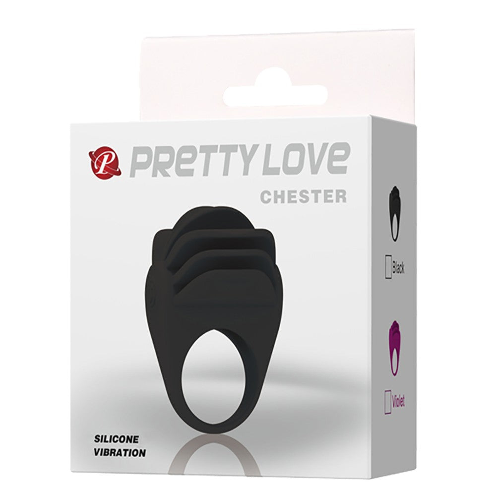 Pretty Love Chester Vibrating Clitoral Cock Ring Titreşimli Penis Halkası BI-210137