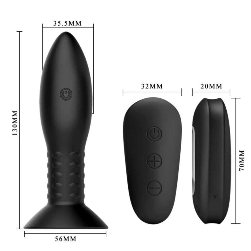 Pretty Love Mr. Play Powerful Vibrating Plug Prostat Vibratör BI-040079W-MR