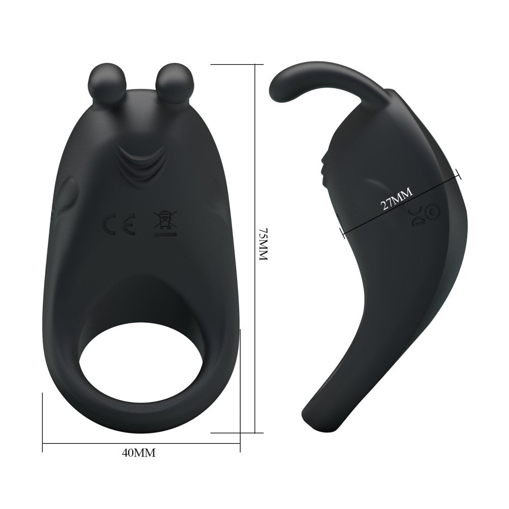 Pretty Love Rabbit Vibrator Cock Ring Titreşimli Penis Halkası BI-210152