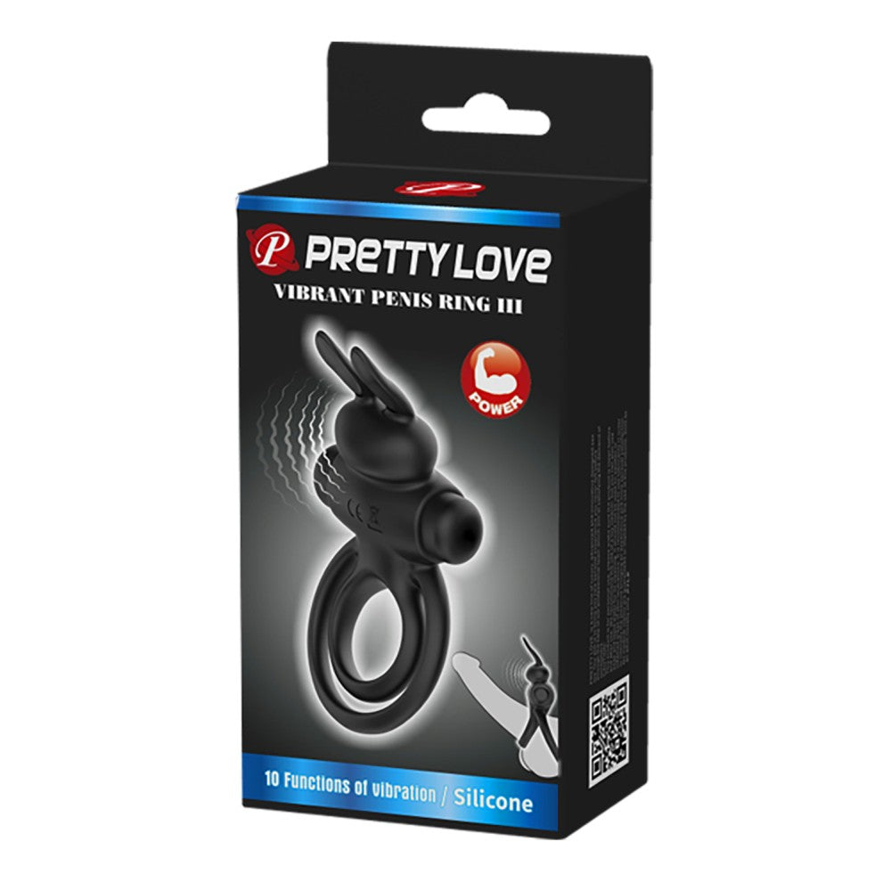 Pretty Love Vibrant Penis Ring III Titreşimli Penis Halkası BI-210206