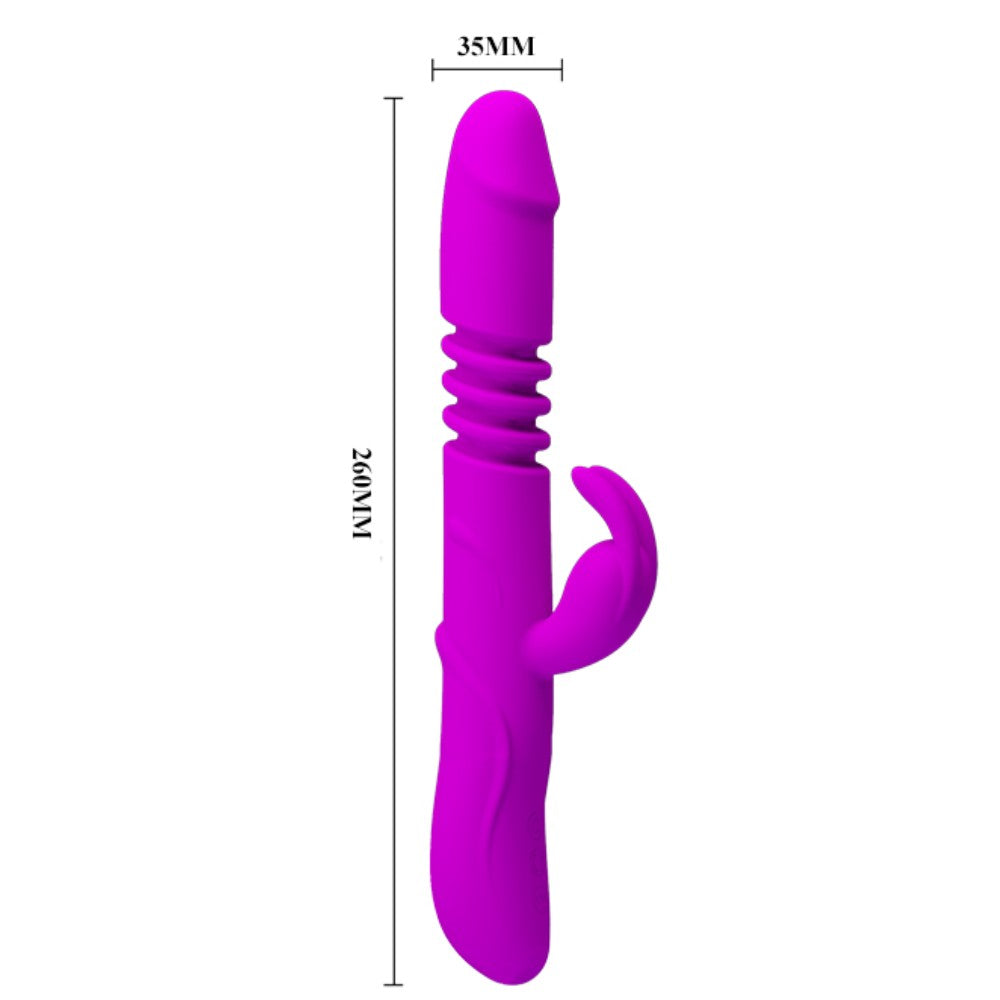 Pretty Love Ward Thrusting And Rotating Rabbit Vibratör BI-014399