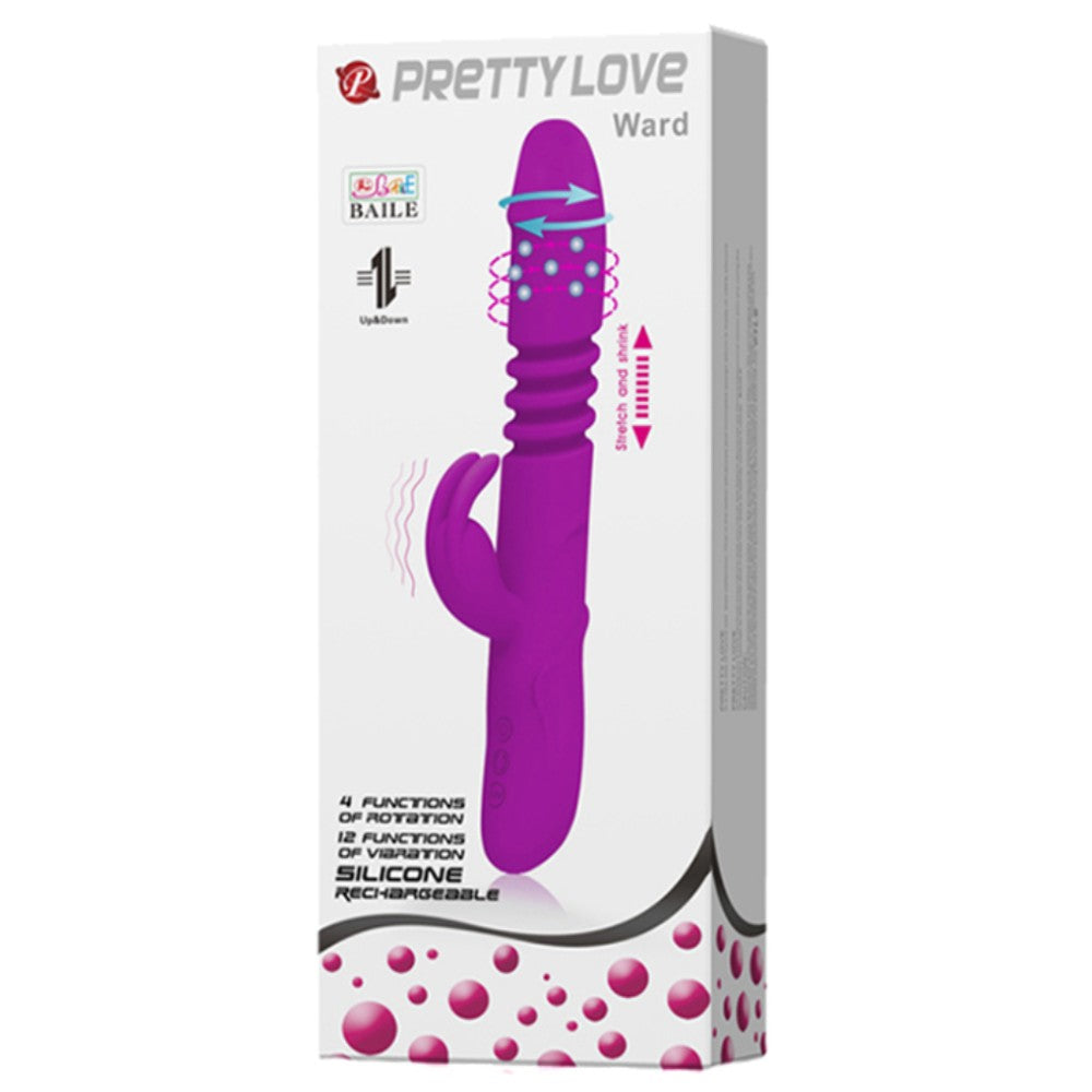 Pretty Love Ward Thrusting And Rotating Rabbit Vibratör BI-014399