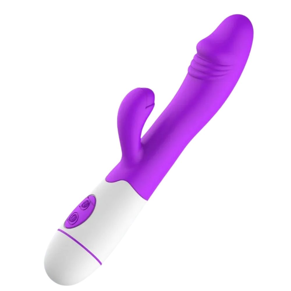 Berius 30 Modlu Şarjlı G-spot Rabbit Vibrator Purple