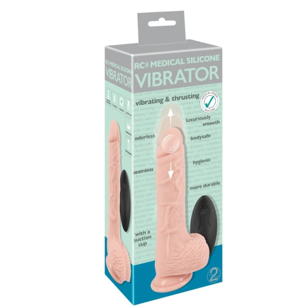 You2Toys Medical Silicone Realistic Thrusting Dildo İleri Geri Hareketli Titreşimli Penis
