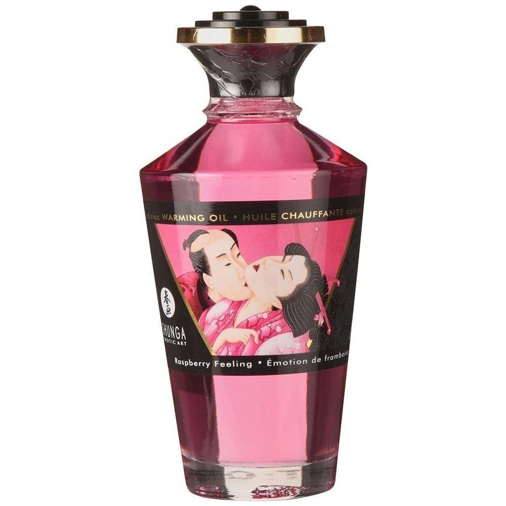 Shunga Aphrodisiac Warming Oil Raspberry Istımalı Masaj Yağı 100 ml