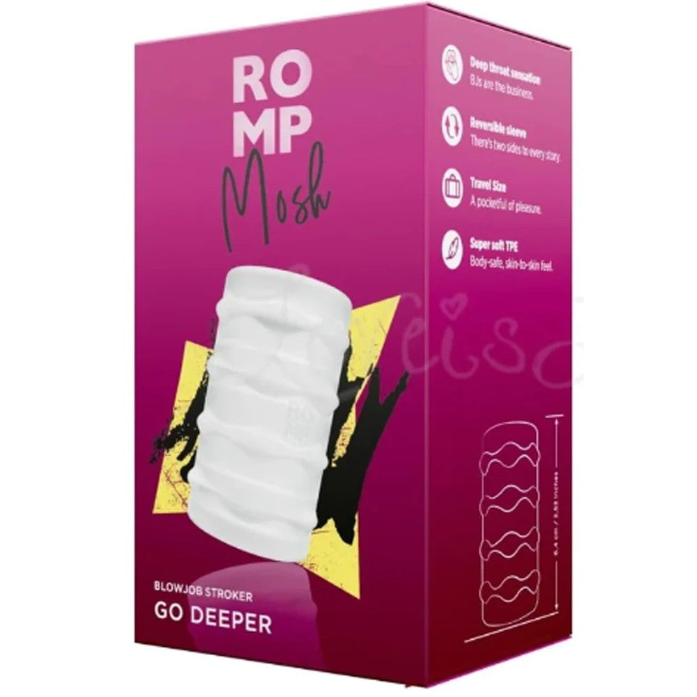 Romp Mosh Reusable Blowjob Stroker Male Masturbator