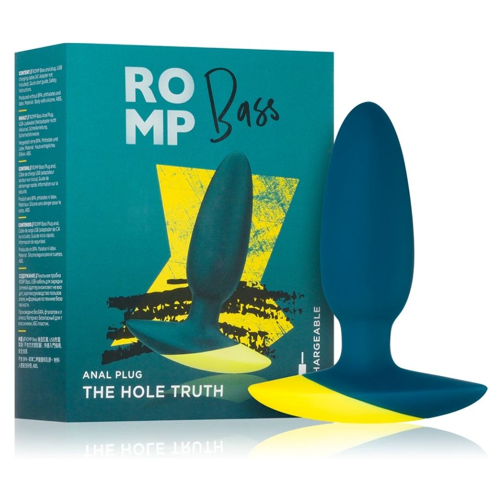 Romp Bass Şarj Edilebilir Titreşimli Anal Plug