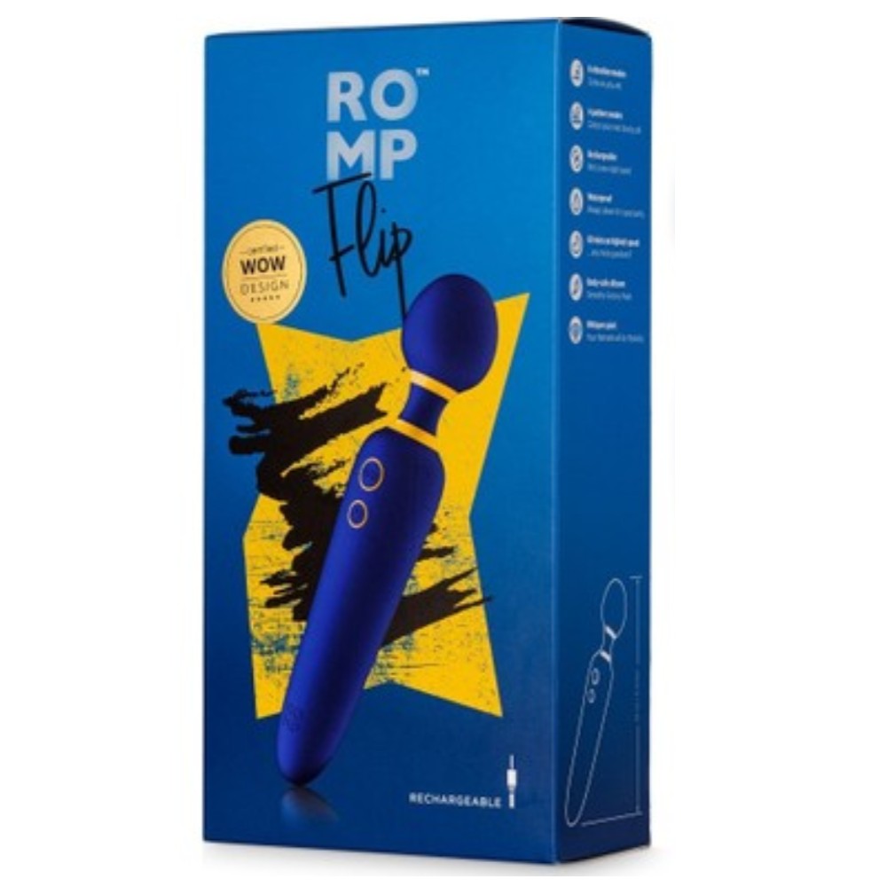 Romp Flip Usb Şarjlı 6 Mod Ultra Güçlü Masaj Wand Vibratör