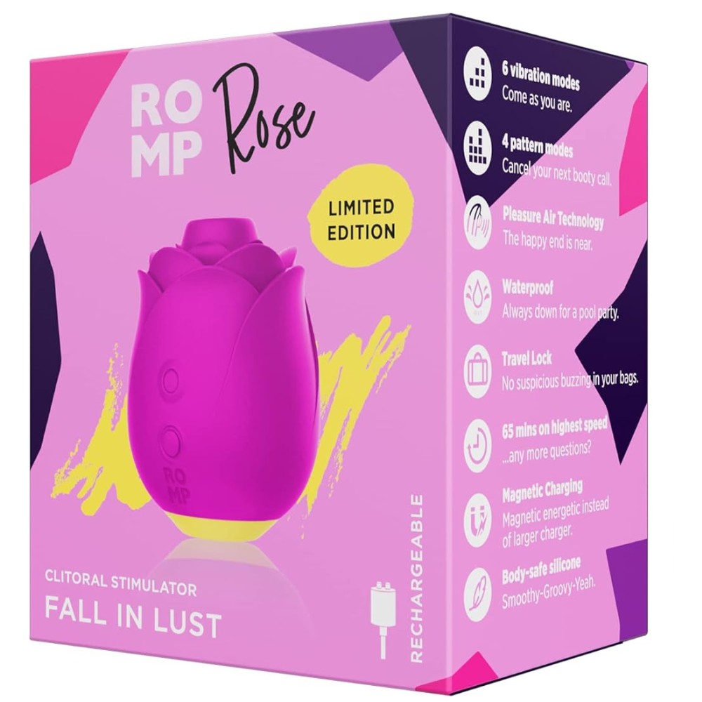 Romp Rose Klitoral Uyarıcı Emiş Güçlü Vibratör