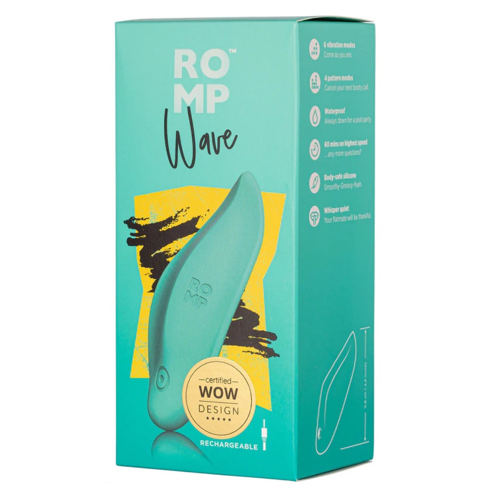 Romp Wave Şarj Edilebilir Clitoral Uyarıcı Vibratör