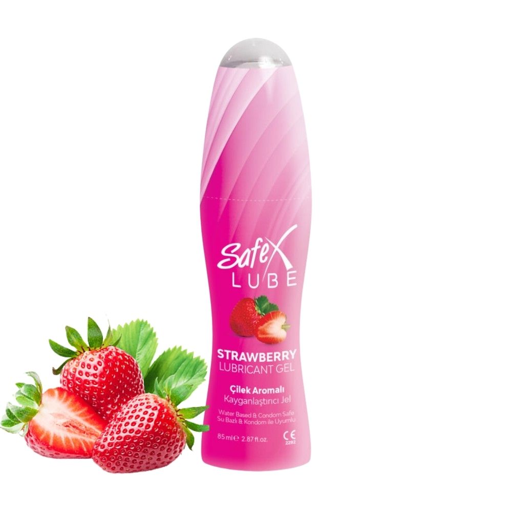 Safex Çilek Aromalı Kayganlaştırıcı Jel 85 ml