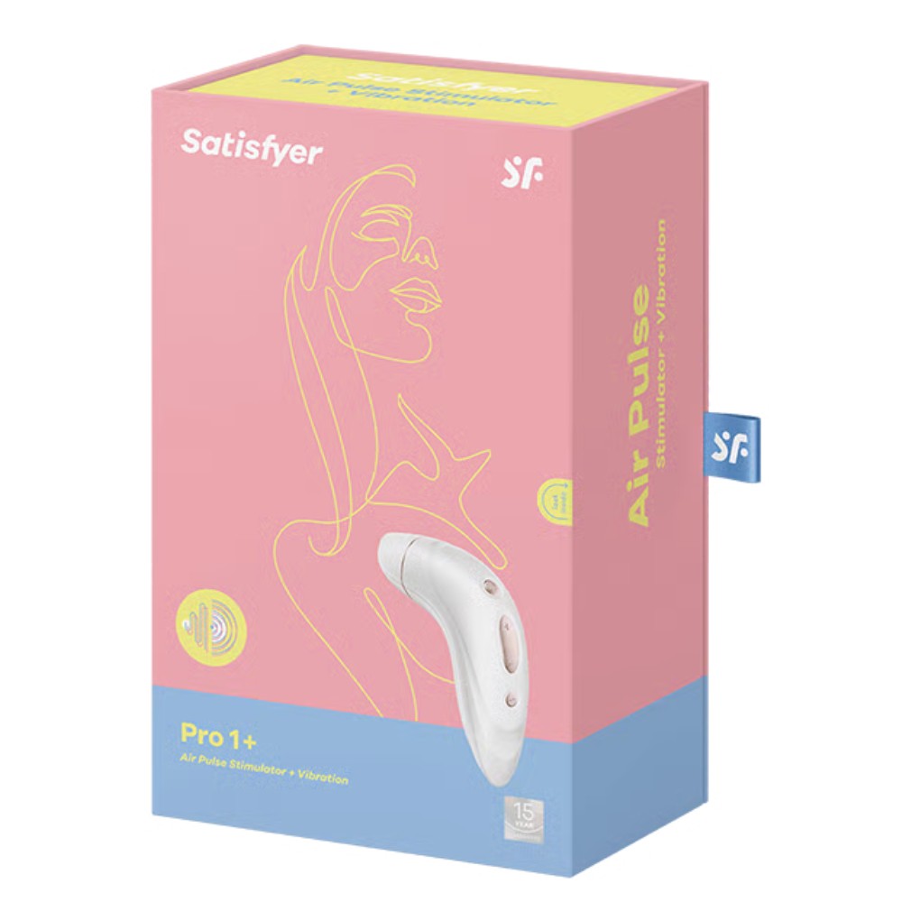 Satisfyer Pro 1 + Plus Air Pulse Stimulator and Vibration Emiş Güçlü Vibrator