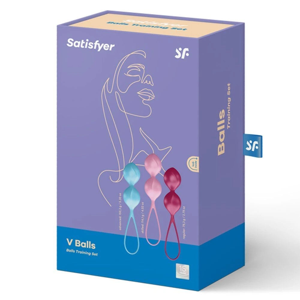 Satisfyer V Balls C03 Double V Balls Kegel Training 3pcs Set
