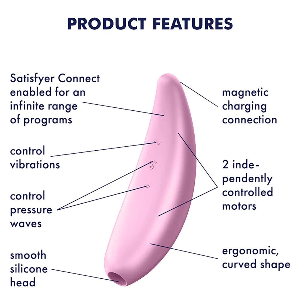 Satisfyer Curvy 3+ Telefon Kontrollü Emiş Vibratör