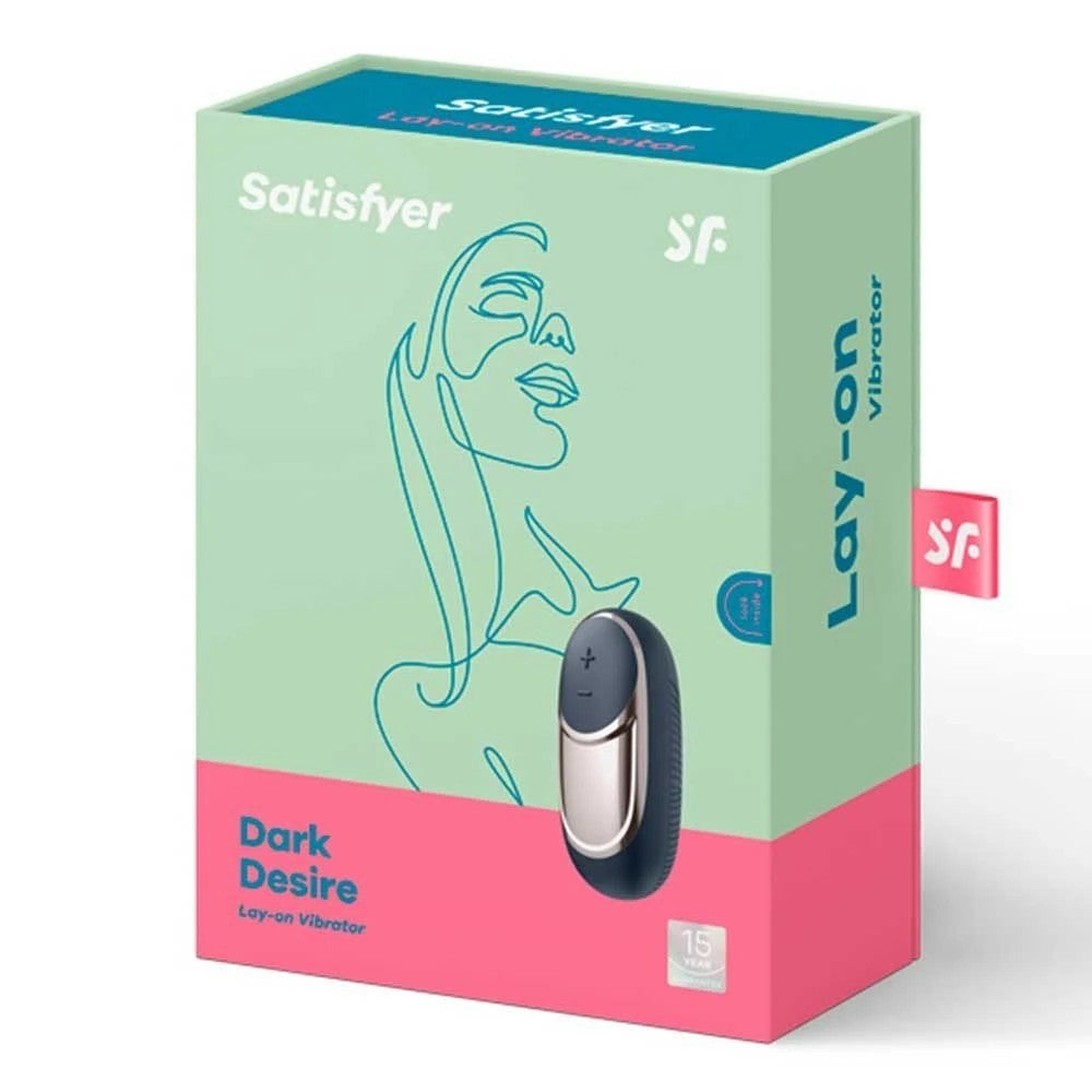 Satisfyer Dark Desire Lay-On Şarj Edilebilir Mini Vibratör