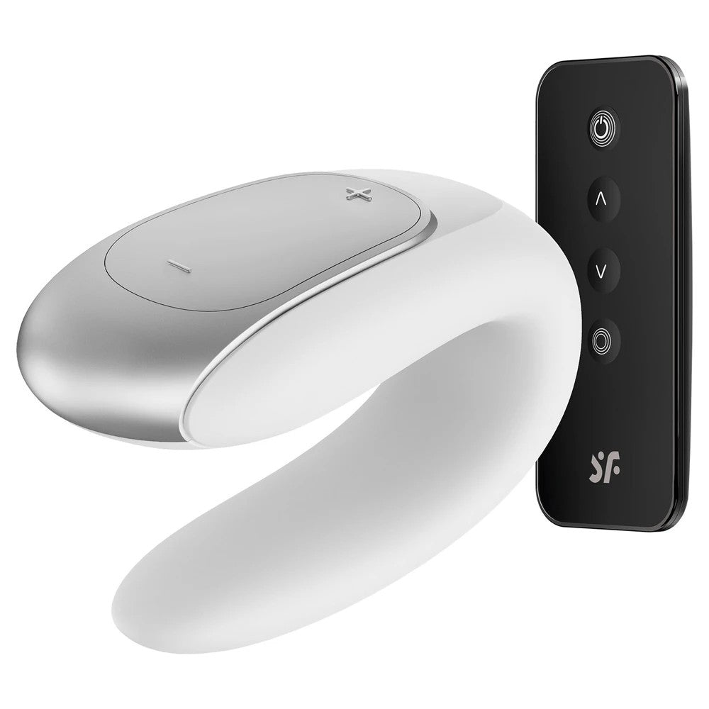 Satisfyer Double Fun Telefon Kontrollü Partner Vibrator White