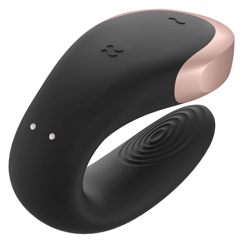 Satisfyer Double Love Telefon Kontrollü Partner Vibratör Black