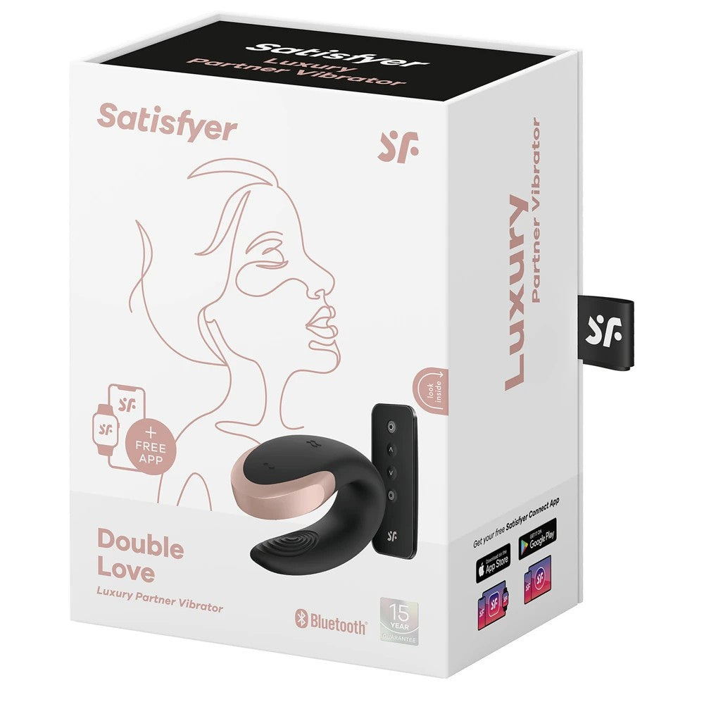 Satisfyer Double Love Telefon Kontrollü Partner Vibratör Black