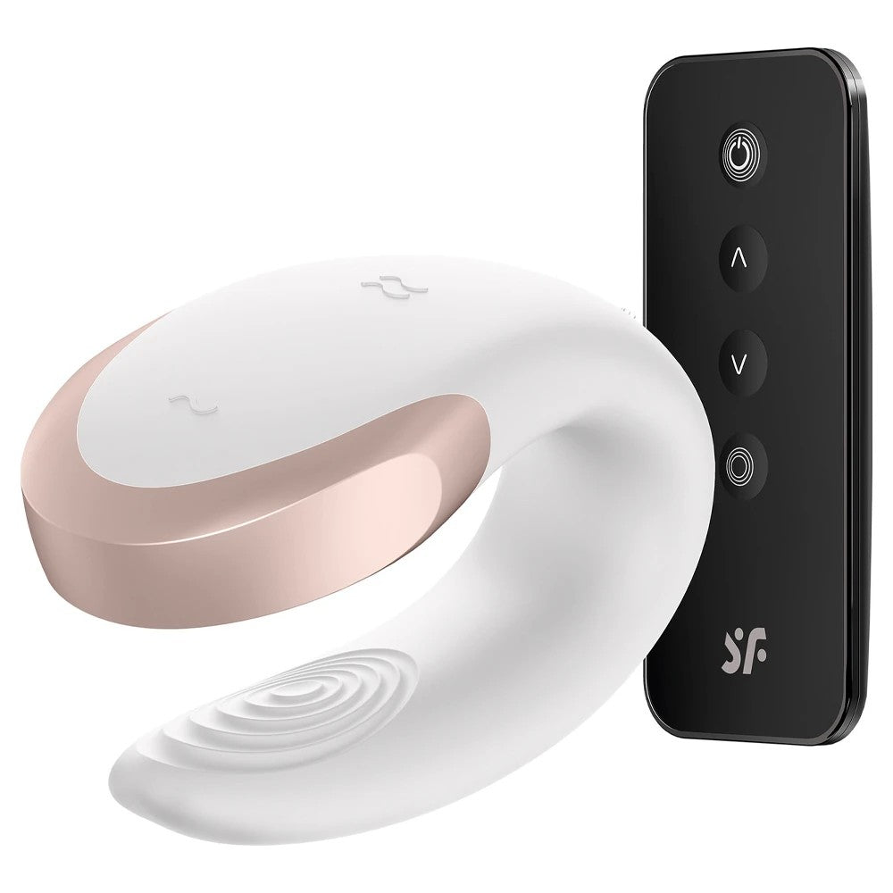 Satisfyer Double Love Telefon Kontrollü Partner Vibratör White