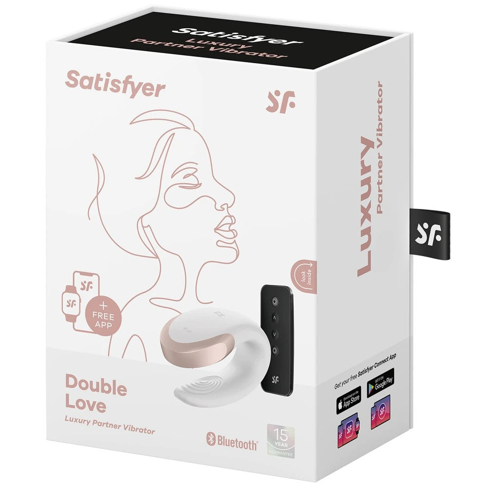 Satisfyer Double Love Telefon Kontrollü Partner Vibratör White