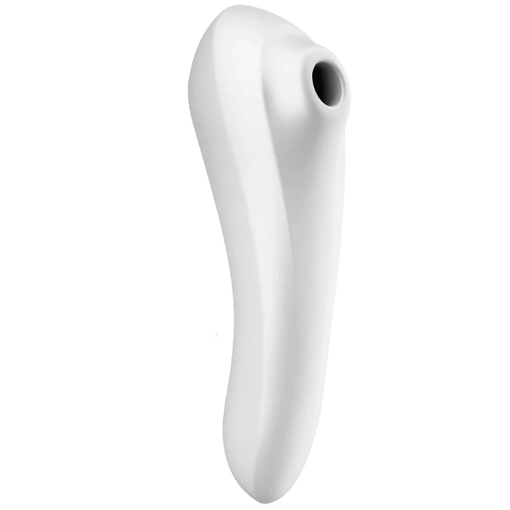 Satisfyer Dual Pleasure Telefon Kontrollü Emiş Güçlü Vibratör White