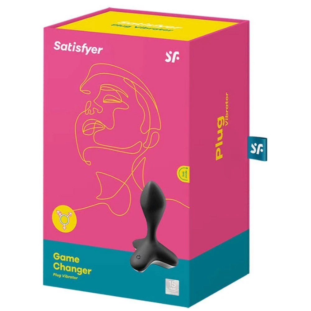 Satisfyer Game Changer Genderless Vibrating Anal Vibrator Black
