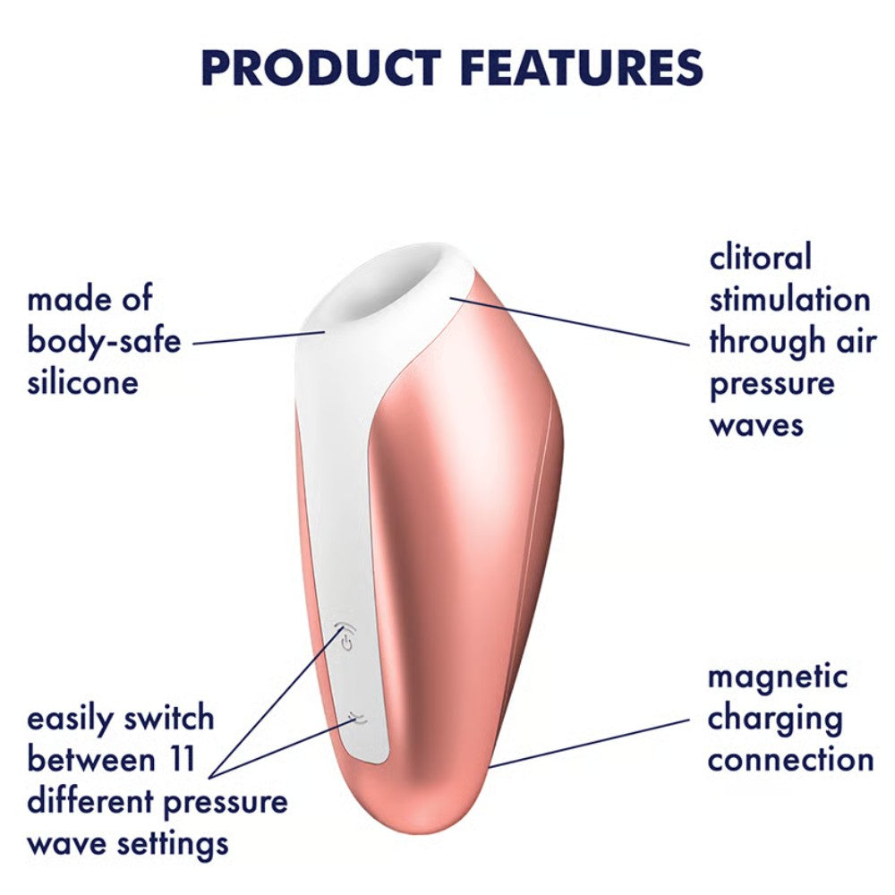 Satisfyer Love Breeze Air Pluse Emiş Güçlü Klitoral Vibrator Orange