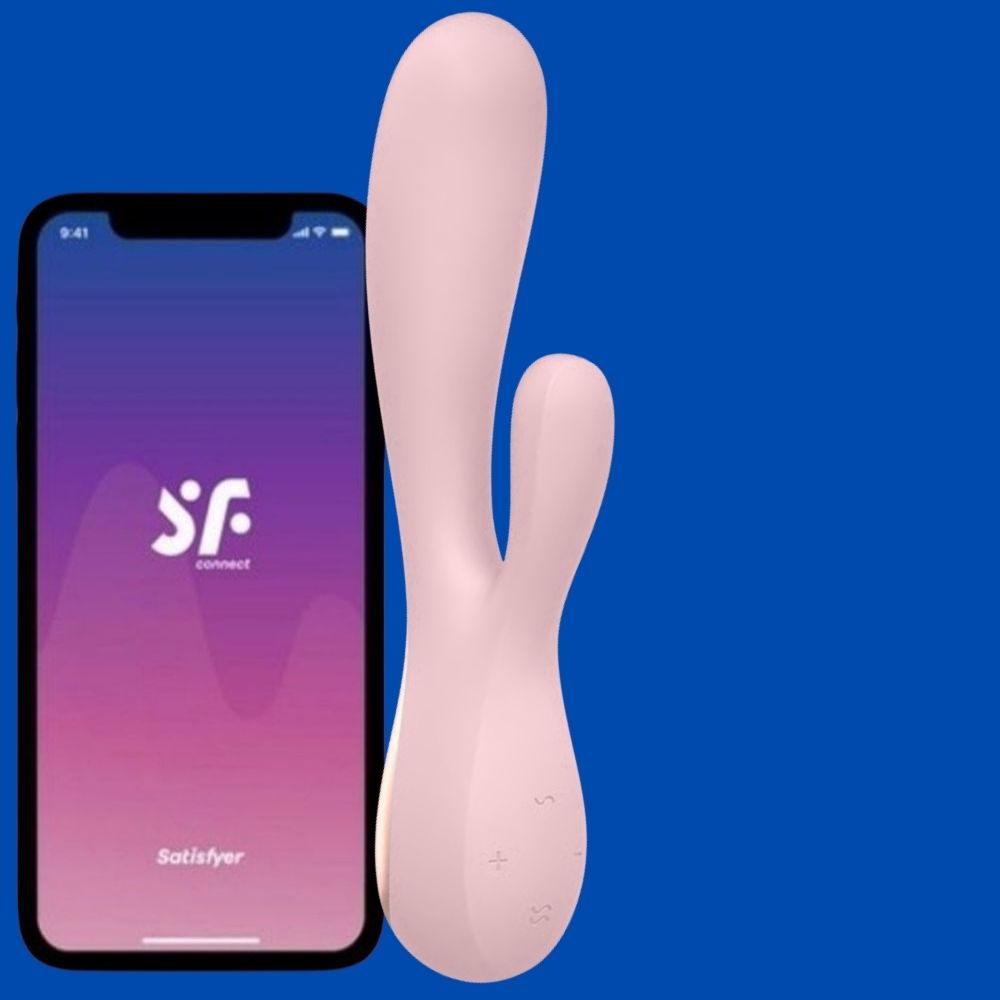 Satisfyer Mono Flex Telefon Kontrollü Tavşan Vibratör Pink