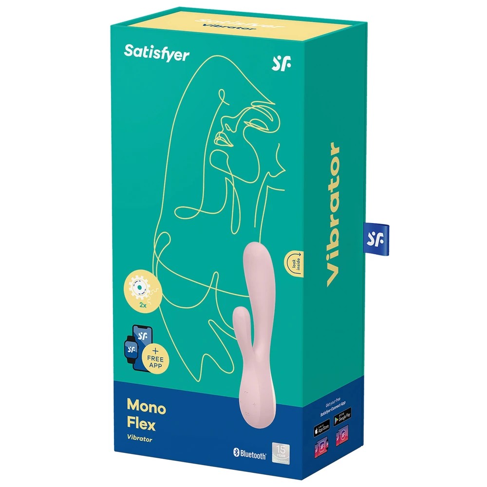 Satisfyer Mono Flex Telefon Kontrollü Tavşan Vibratör Pink