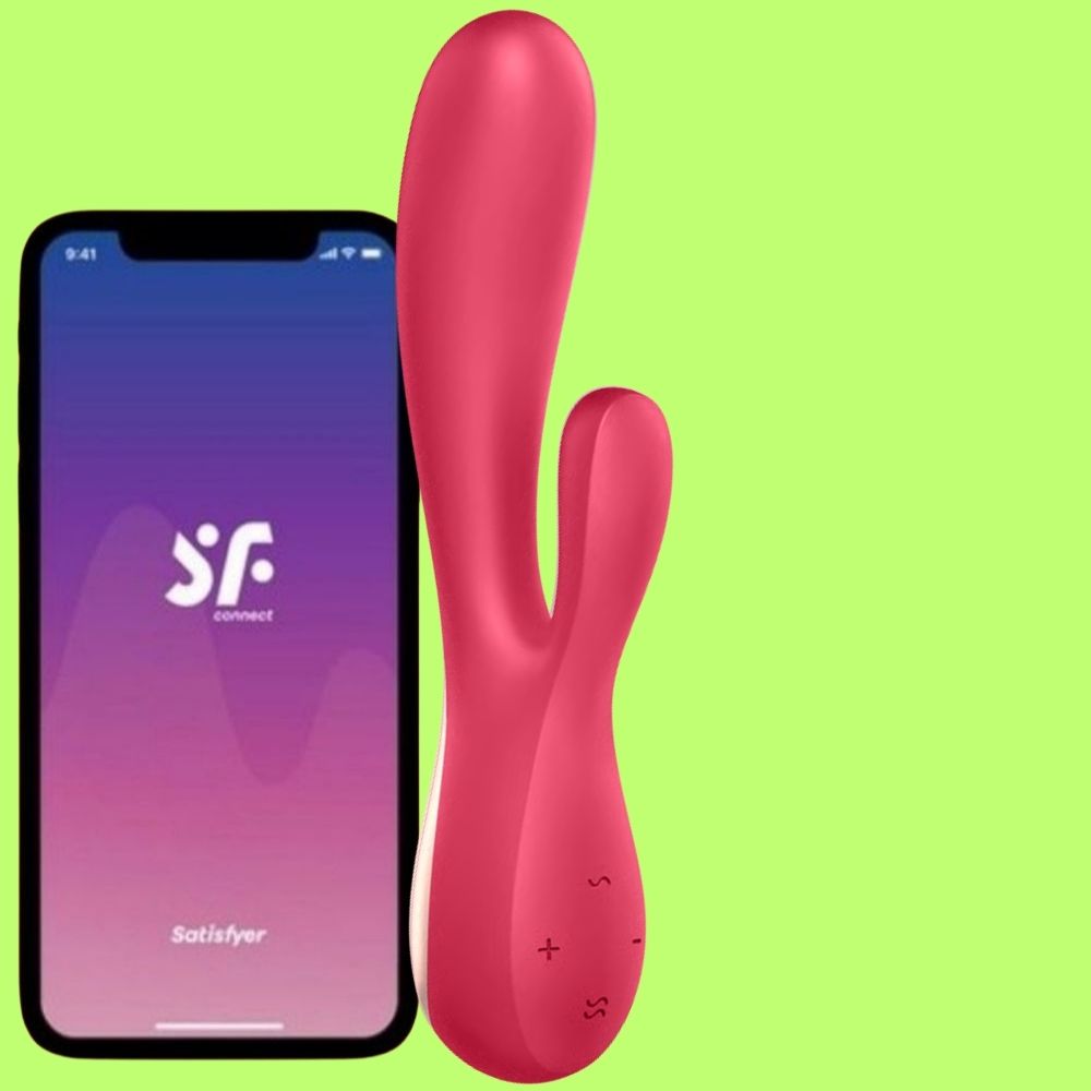 Satisfyer Mono Flex Telefon Kontrollü Tavşan Vibratör Red