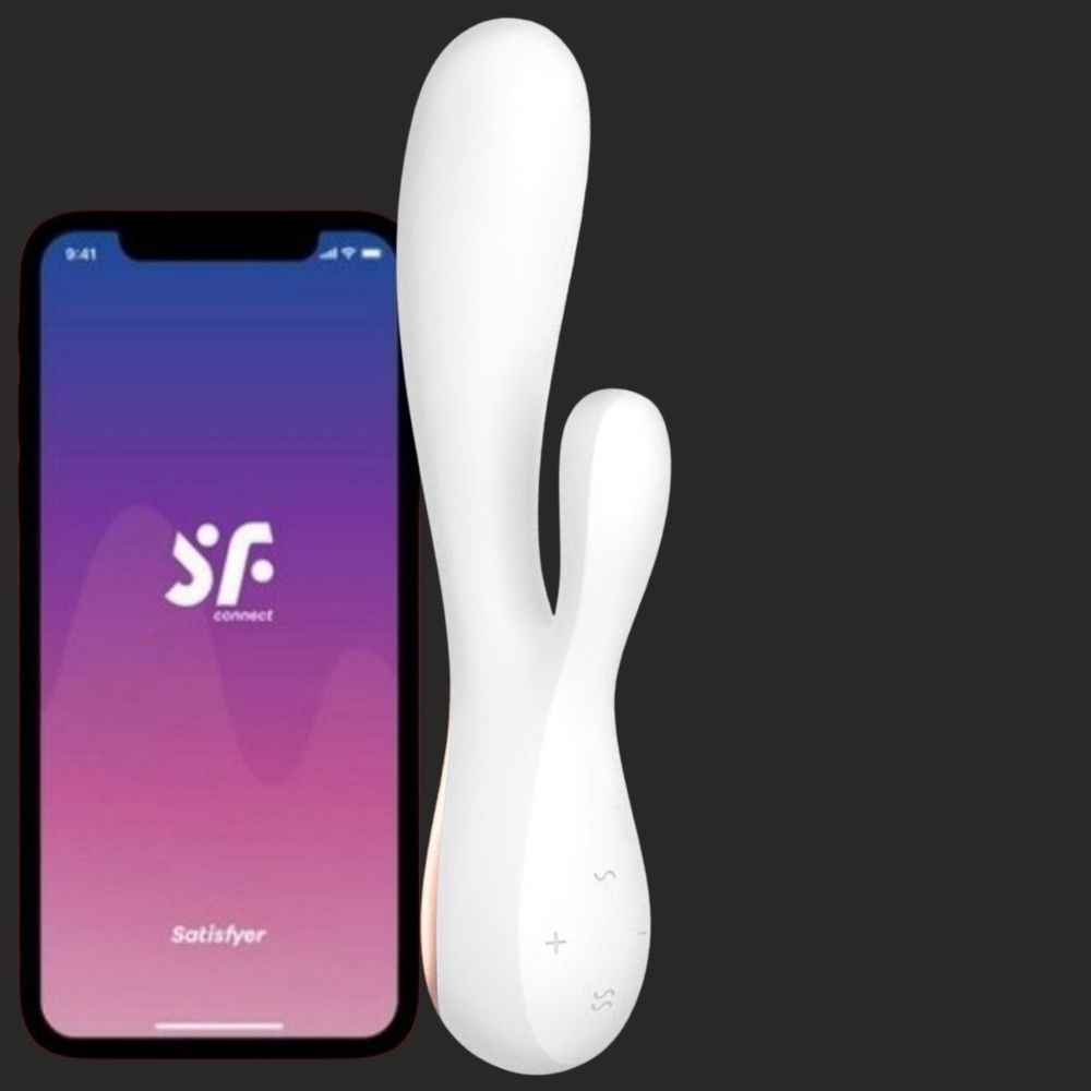 Satisfyer Mono Flex Telefon Kontrollü Tavşan Vibratör White