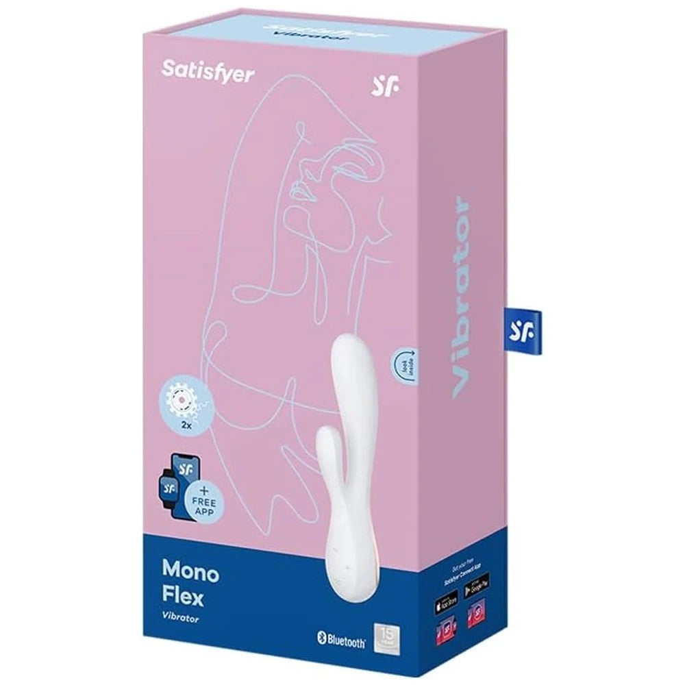 Satisfyer Mono Flex Telefon Kontrollü Tavşan Vibratör White