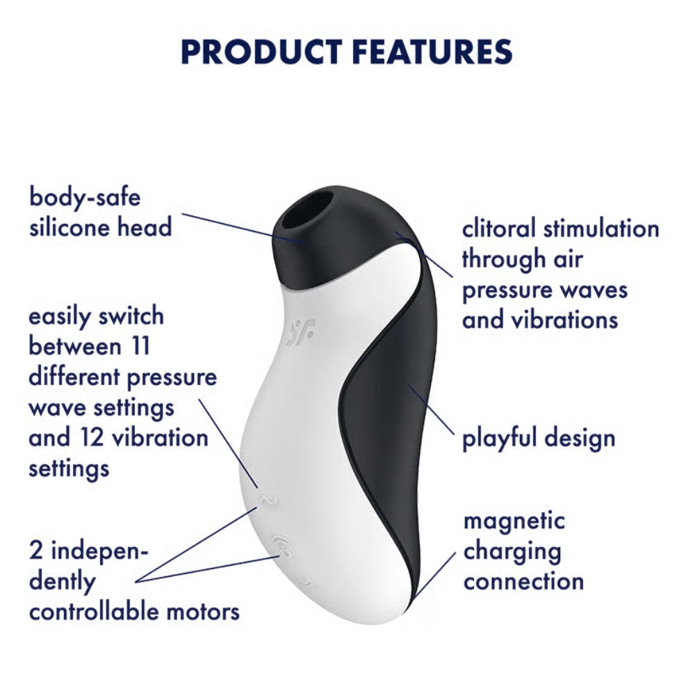 Satisfyer Orca Klitoral Stimülasyon ve Emiş Güçlü Vibratör