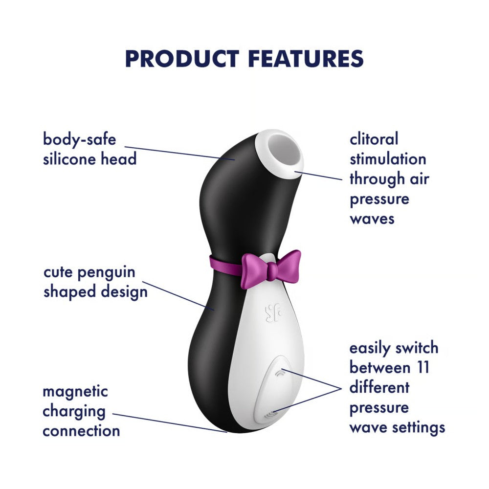 Satisfyer Penguin Klitoral Emiş Güçlü Vibratör
