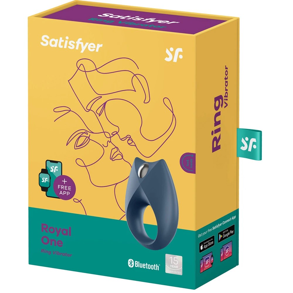 Satisfyer Royal One Ring App-Controlled Telefon Kontrollü Penis Halkası