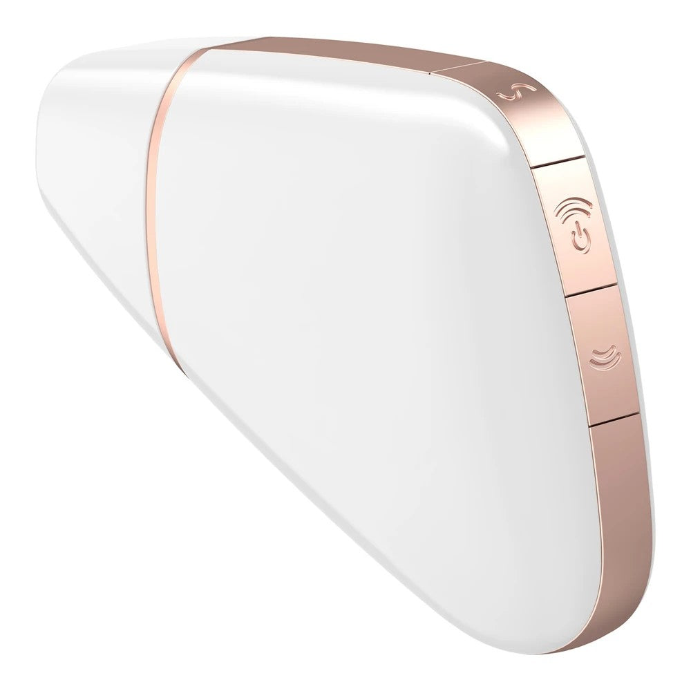 Satisfyer Love Triangle Telefon Kontrollü Emiş Güçlü Vibratör White