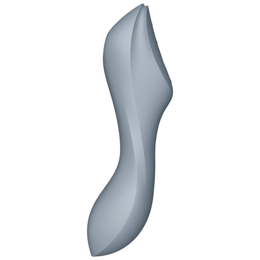 Satisfyer Curvy Trinity 3 Gray Insertable Air Pulse Emiş Güçlü Vibratör