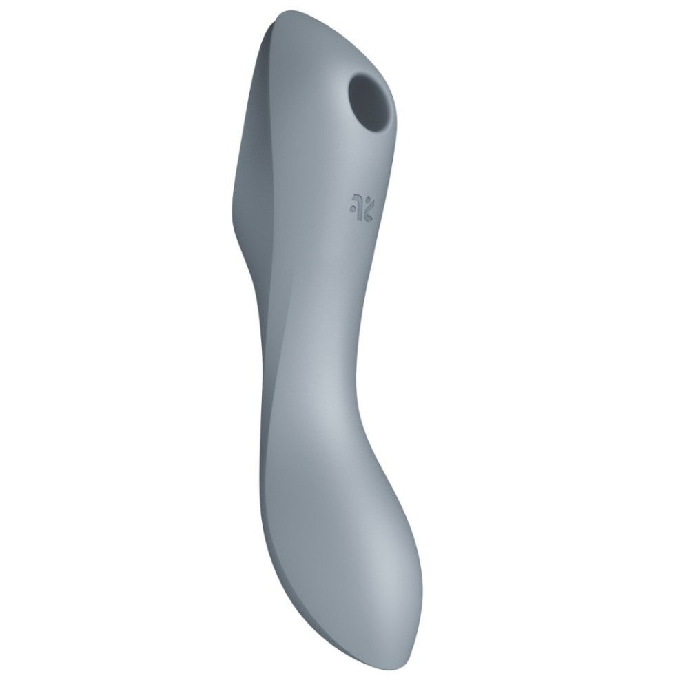 Satisfyer Curvy Trinity 3 Gray Insertable Air Pulse Emiş Güçlü Vibratör