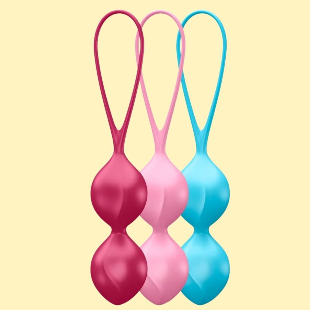 Satisfyer V Balls C03 Double V Balls Kegel Training 3pcs Set
