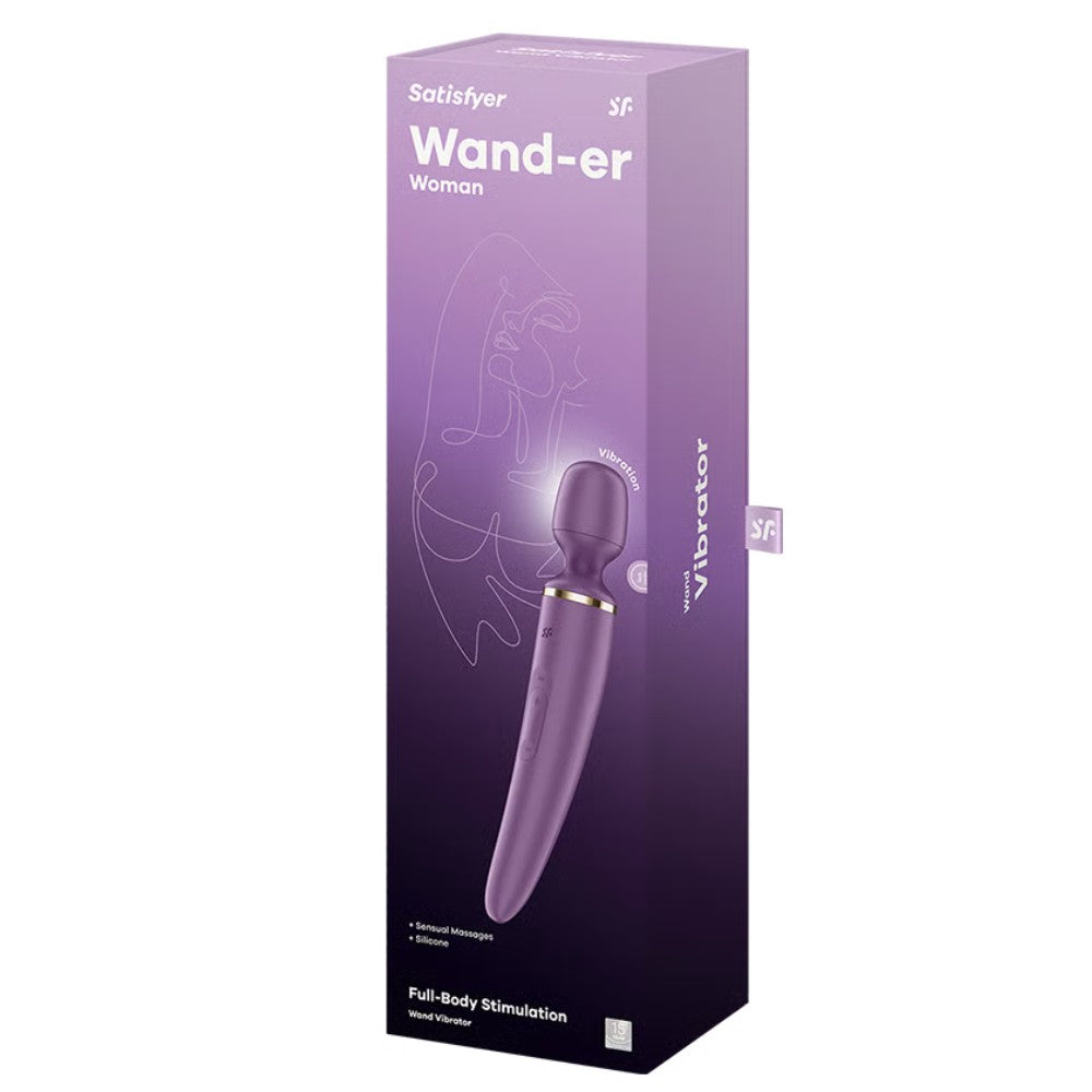 Satisfyer Wand-Er Woman 50 Mod Masaj Wand Vibrator Purple