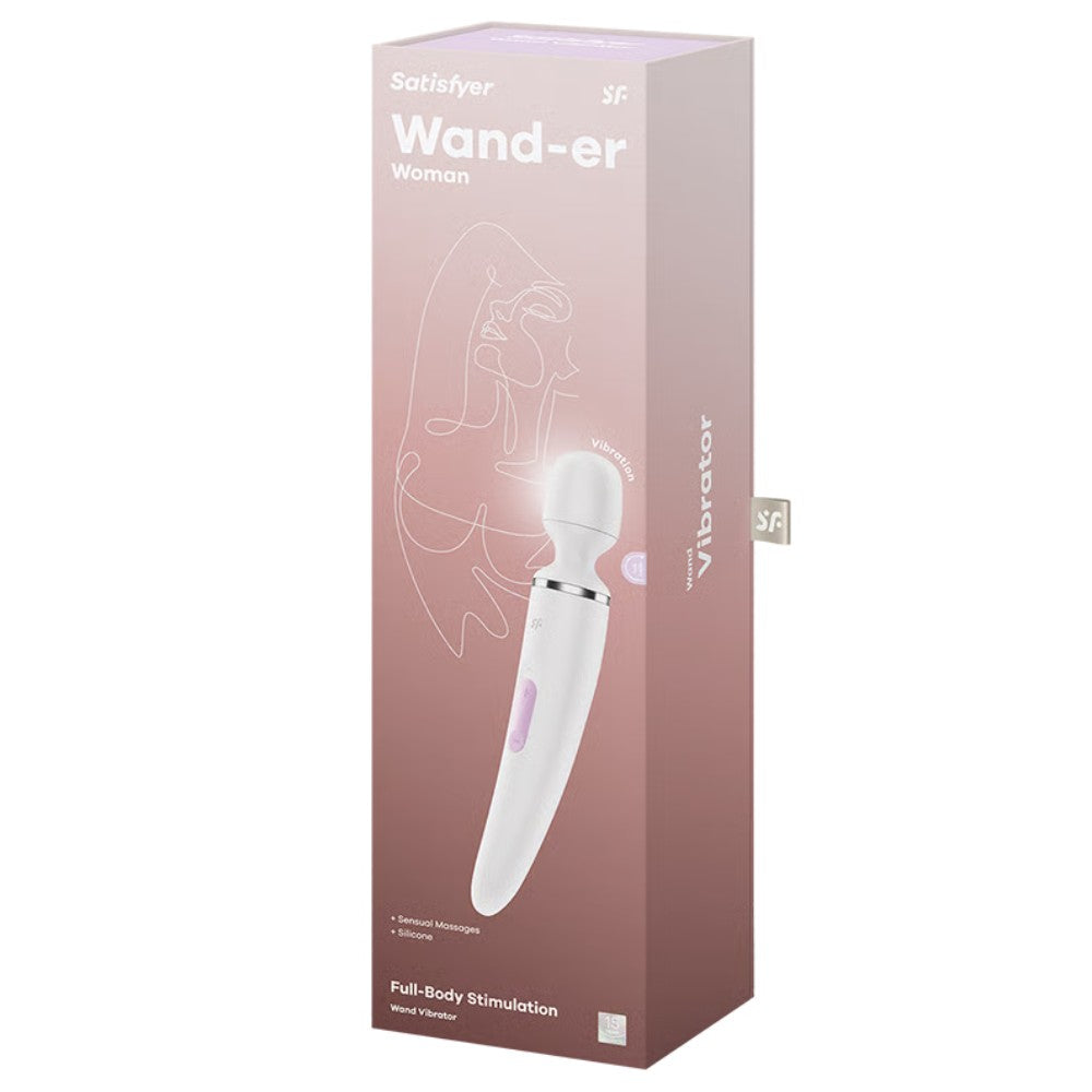 Satisfyer Wand-Er Woman 50 Mod Masaj Wand Vibrator White