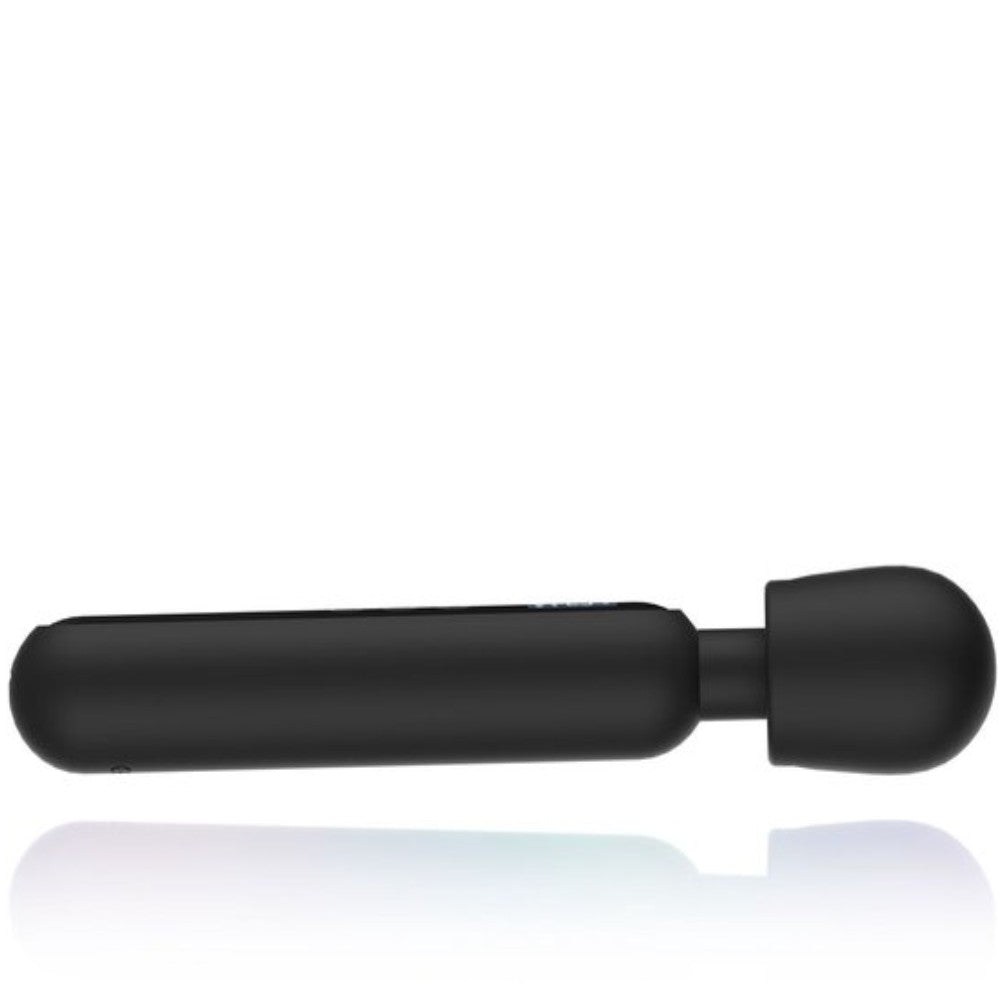 Shumix Oem Ultra Güçlü Slike Silikon Masaj Wand Vibrator Black