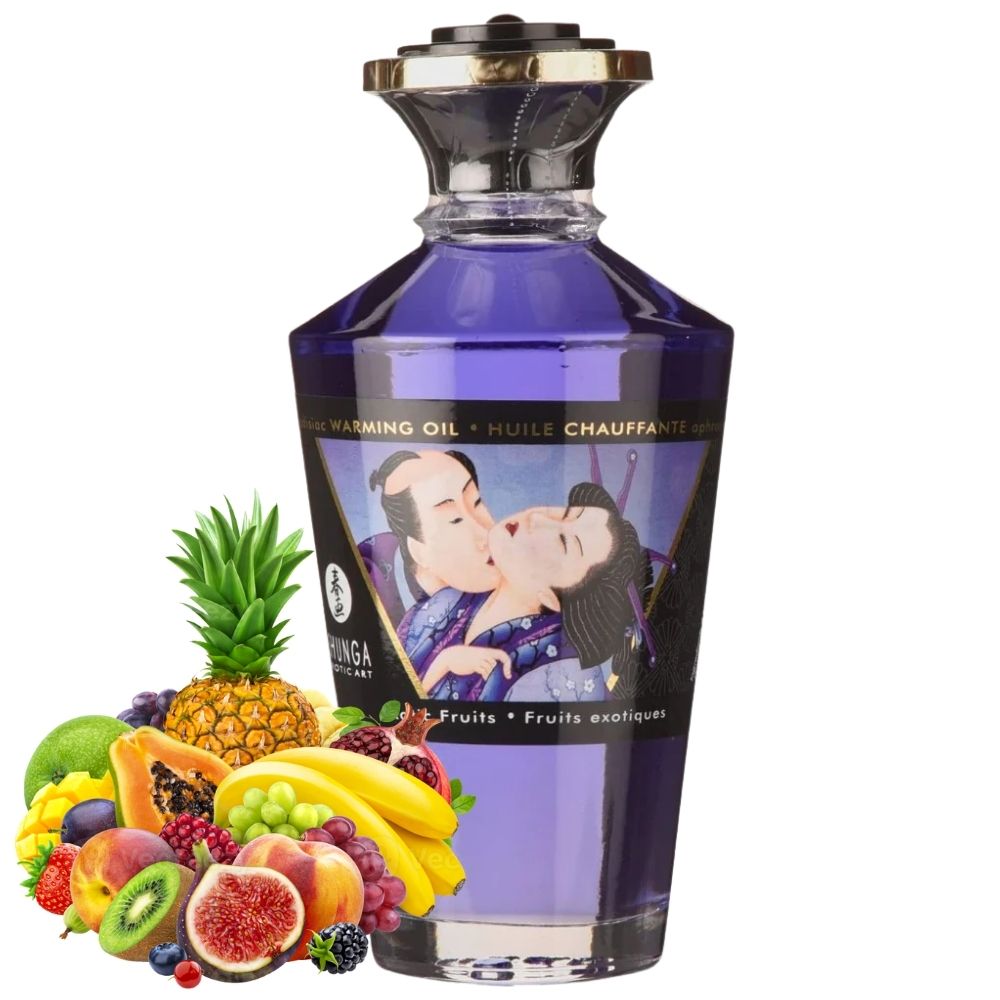 Shunga Aphrodisiac Warming Oil Exotic Fruits Istımalı Masaj Yağı 100 ml
