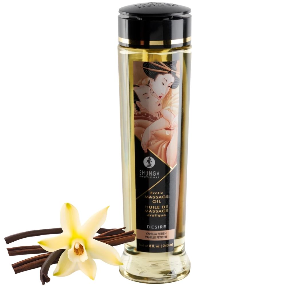 Shunga Erotic Massage Oil Sensation Vanilla Masaj Yağı 240 ml