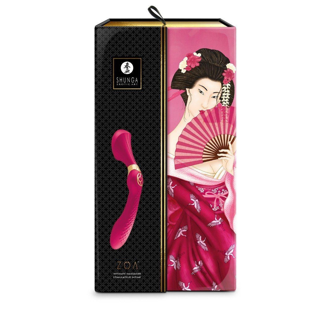 Shunga Zoa İntimate Massager Vibrator Red