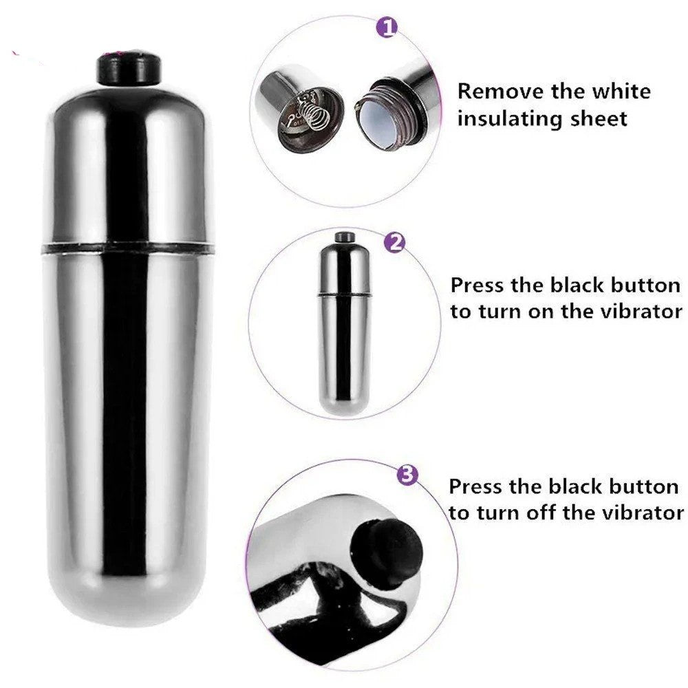 Puxy Silver Bullet Vibes Mini Kurşun Vibratör