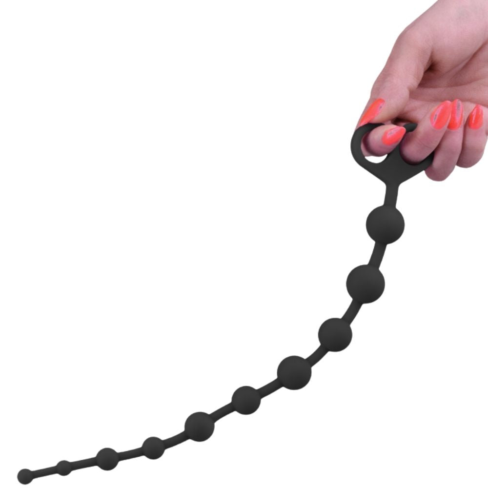 Anal Fantasy These Perfect Yumuşak Silikon Alıştırıcı Anal Boncuk Black